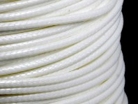 COTCORD29 Вощеный шнур 1 мм. белый, за 1 м.